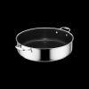Hybrid Deep Sauté Pan with Lid. 10-QT