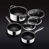 Hybrid Pot Set with Lids. 6-pc