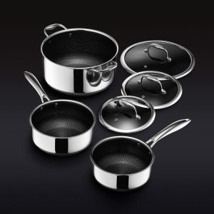 6Pc_Pots_ForLids_OnBlack_BLACK.jpg Hybrid Pot Set with Lids. 6-pc