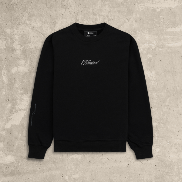 Cursive Hexclad Unisex Crew Neck Sweatshirt — XS