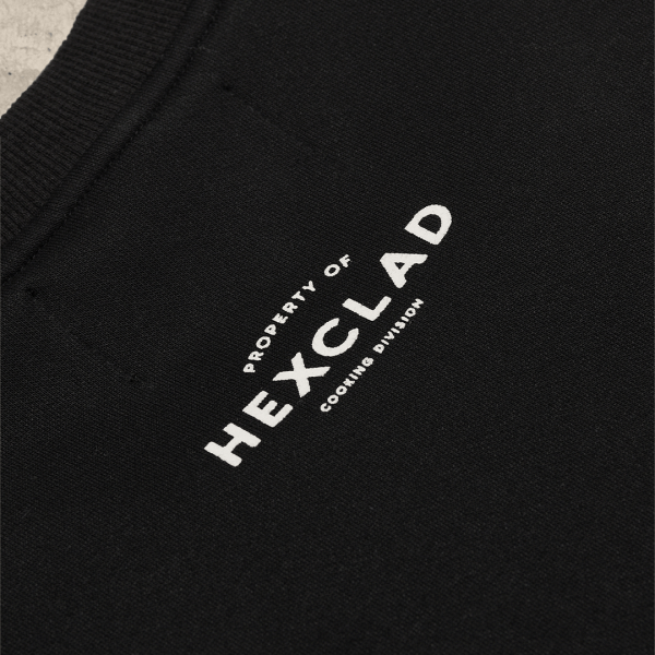 Cursive Hexclad Unisex Crew Neck Sweatshirt — XS
