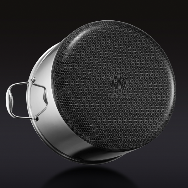Hybrid Stock Pot with Lid. 12-Qt