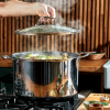 Hybrid Stock Pot with Lid. 12-Qt
