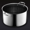Hybrid Stock Pot with Lid. 12-Qt