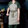 Eco Modern Apron (Classic Stripe. Forest)