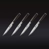 Steak Knife & Bistecca Plate Set. 8-pc (Espresso)