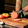 Damascus Steel Knife Set. 7-pc (Espresso)