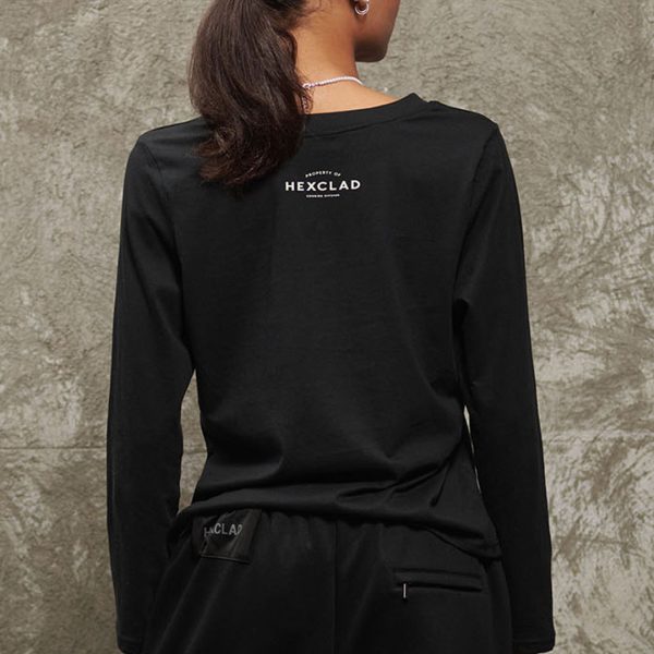 Cursive Hexclad Women's Long-Sleeve T-Shirt