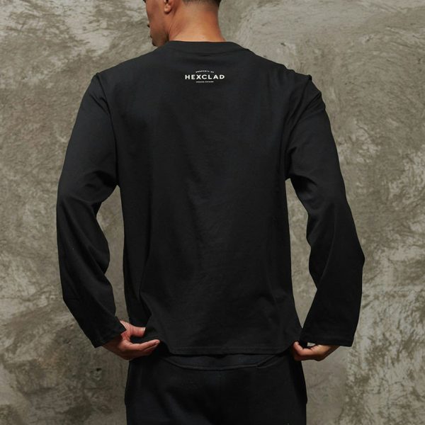 HEXCLAD_lifestyle_68.jpg Classic Logo Badge Men-s Long-Sleeve T-Shirt — S