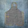 Eco Modern Apron (Houndstooth-Onyx)