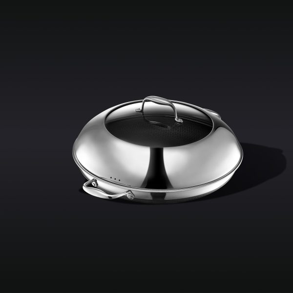 Hybrid Fry Pan with Lid. 14″