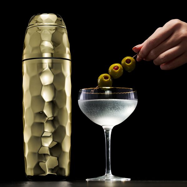 Cocktail Shaker. 25 oz (Gold)