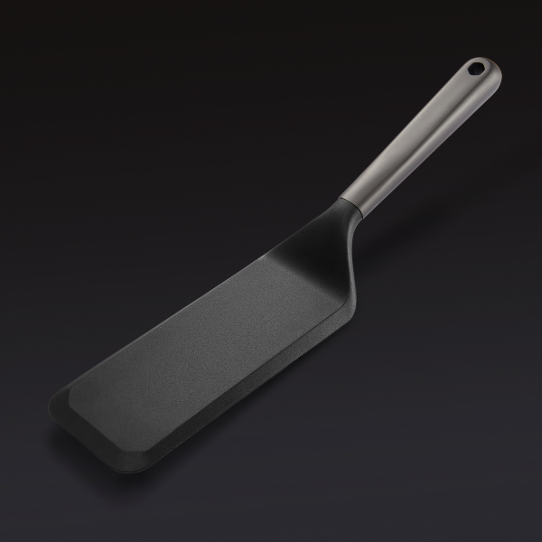 HexClad_GriddleTools_KWGT08-ST_GriddleSpatula_Angled_Black_05251.png Griddle Tool Set. 4-pc