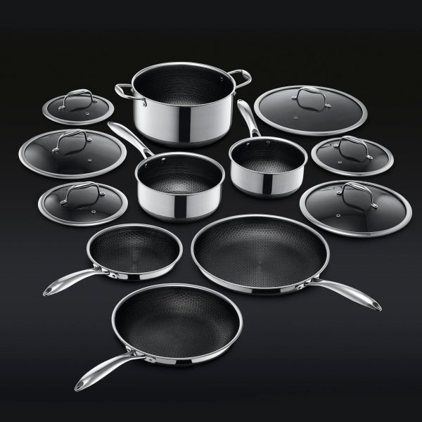 Hybrid Pots & Pans Set. 12-pc