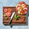 HexClad_MediumWalnutBoardV2_KWWB20-V2_5_BreadKnife_CTBK05-GPW_Caprese_012325_KF_02.jpg Walnut Cutting Board. Medium