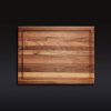 HexClad_MediumWalnutBoardV2_KWWB20-V2_Overhead_Black_0225_AG_PNG.jpg Walnut Cutting Board. Medium