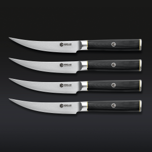 Master Series Damascus Steel Steak Knife Set. 4-pc