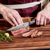 Damascus Steel Steak Knife Set. 4-pc (Espresso)