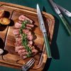 Steak Knife & Bistecca Plate Set. 16-pc (Green)
