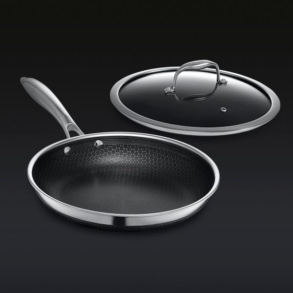 Hybrid Fry Pan with Lid. 10″