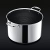 Hybrid Stock Pot with Lid. 10-Qt