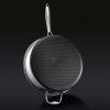 Hybrid Deep Sauté Pan with Lid. 5.5-Qt