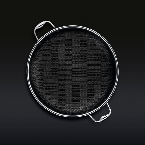 Hybrid Fry Pan with Lid. 14″