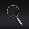 Hexclad_2QTPot_Overhead_BLACK.jpg Hybrid Saucepan With Lid. 2-Qt