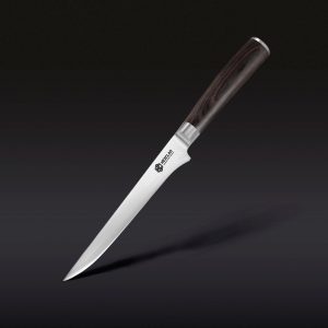 Damascus Steel Boning & Fillet Knife. 6″ (Espresso)