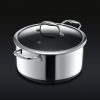 Hybrid Stock Pot with Lid. 10-Qt