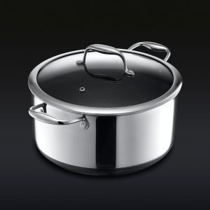 Hybrid Stock Pot With Lid. 8-Qt