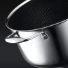 Hybrid Stock Pot With Lid. 8-Qt