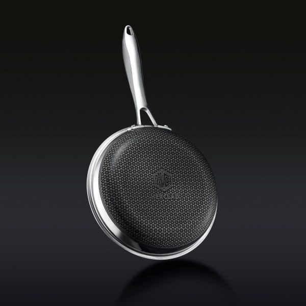 Hybrid Fry Pan with Lid. 8″