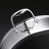 Hybrid Deep Saut Pan/Chicken Fryer with Lid. 7-Qt