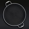Hybrid Deep Saut Pan/Chicken Fryer with Lid. 7-Qt