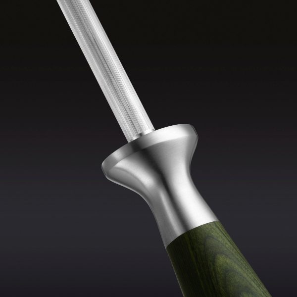 Hexclad_HoningSteel_Detail2.jpg Honing Rod. 9″ (Green)