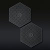 Hexclad_Trivets_Pair_Down_BLACK.jpg Silicone Trivet Set. 2-pk