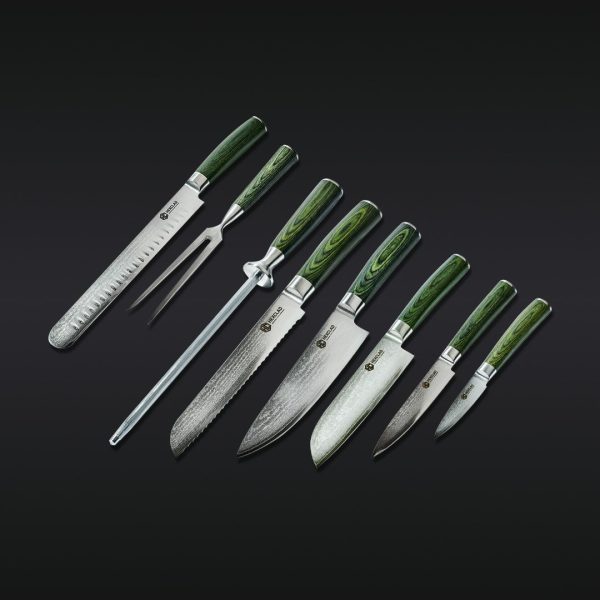 JapaneseDamascusSteelKnife_CarvingSet8PC_6DKCRVSET_US_080524_RS.jpg Damascus Steel Knife & Carving Set. 8-pc