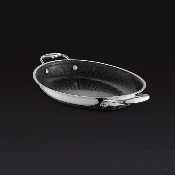 Hybrid Roasting Pan Set. 4-pc
