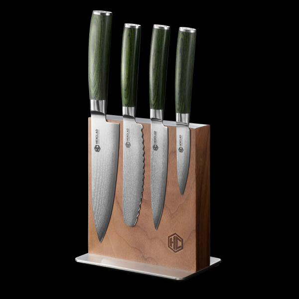 Reshoot_Studio-Knife-Set_-5-pc_new-angle_Green-1.png Damascus Steel Studio Knife Set. 5-pc (Espresso)