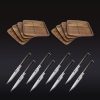 Steak Knife & Bistecca Plate Set. 16-pc (Espresso)