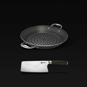 bbq-pan-meat-cleaver.png HexClad BBQ Grill Pan + Meat Cleaver Bundle