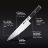 Master Series Damascus Steel Knife Set. 6-pc